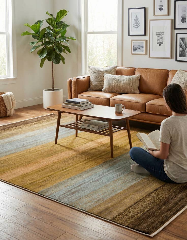 Detail image of  9' x 12' Kashkuli Gabbeh Rug