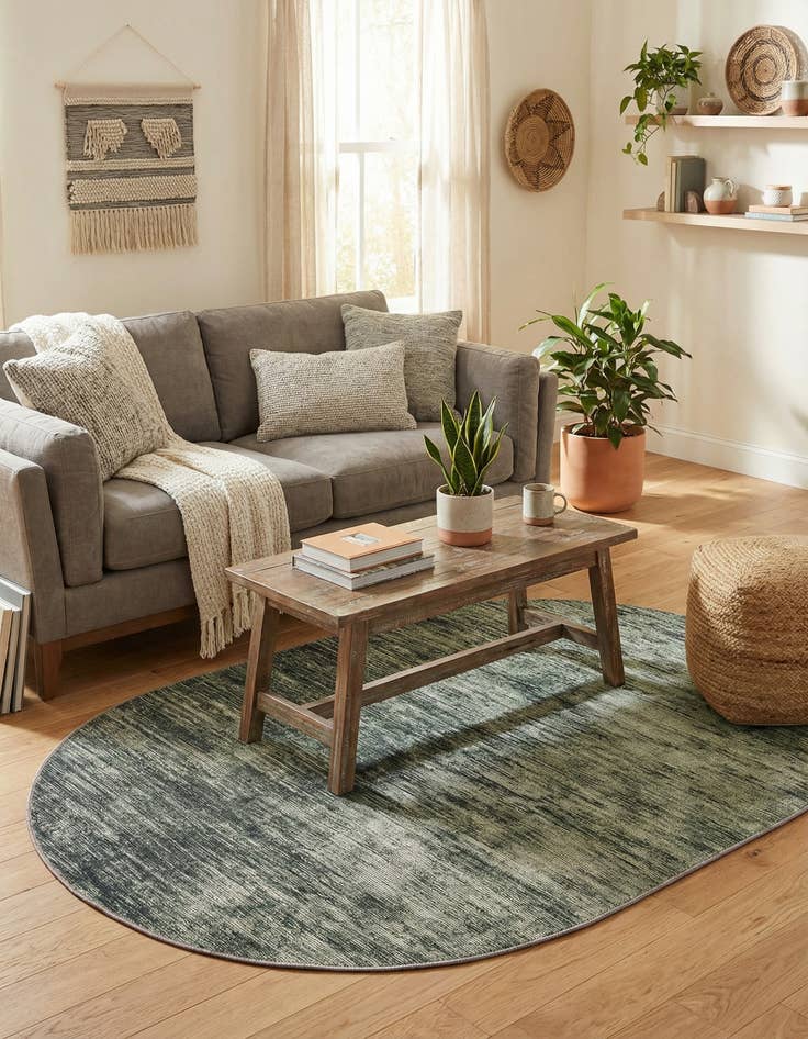 Detail image of  4' x 6' Asha Oval Rug