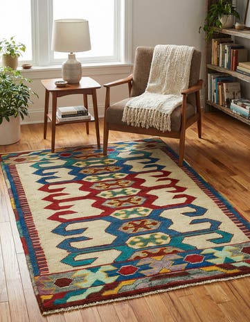 3' 2 x 4' 8 Hand Knotted Balouch Rug