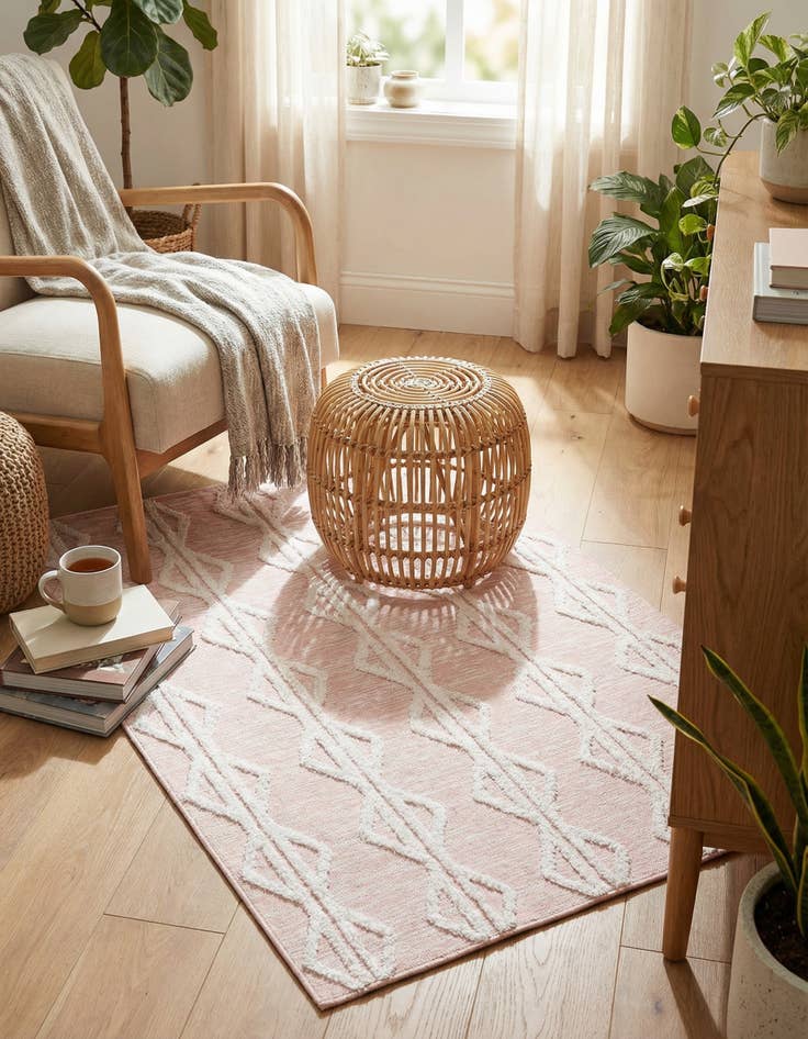 Detail image of 1' 3 x 1' 4 Sabrina Soto Casa Palma Sample Rug