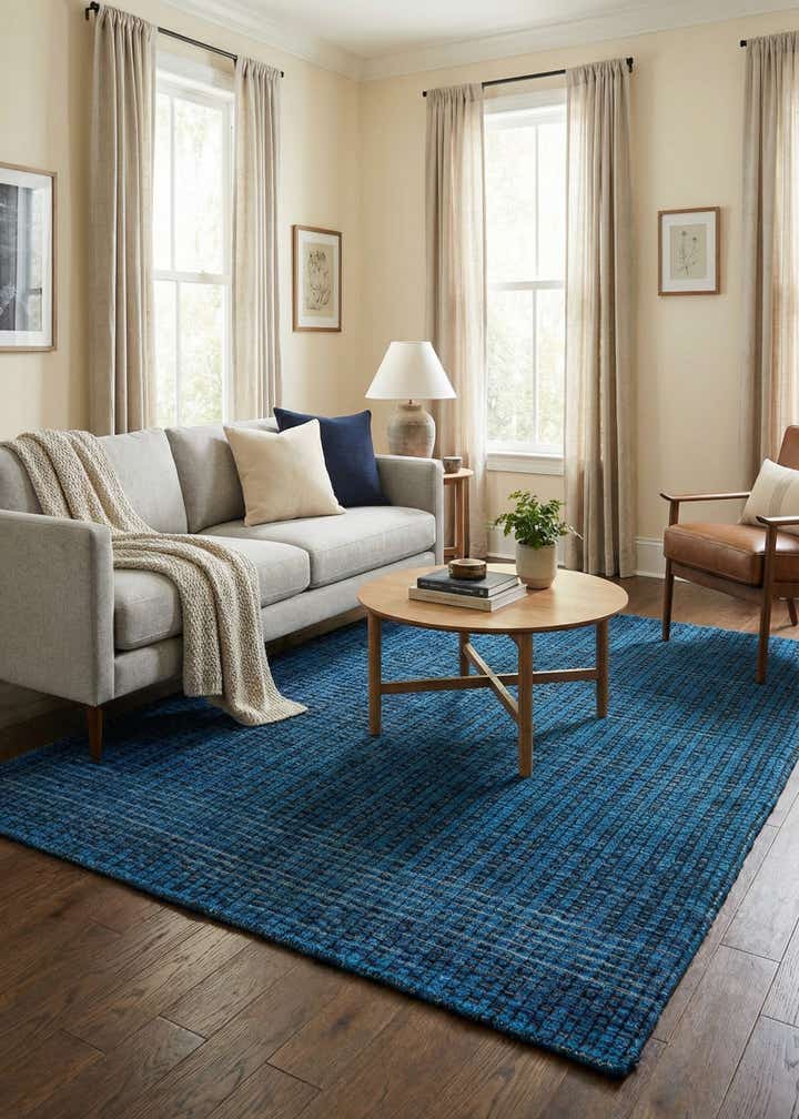 5' x 6' 4 Hand Knotted Darya Wool Rug