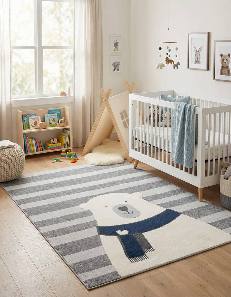 Detail image of 9' x 12' Whimsy Kids Rug