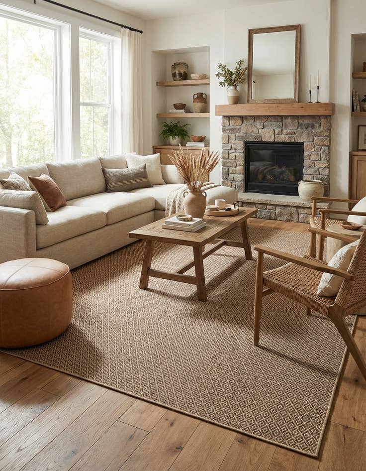 Detail image of 12' x 12' Dunes Square Rug