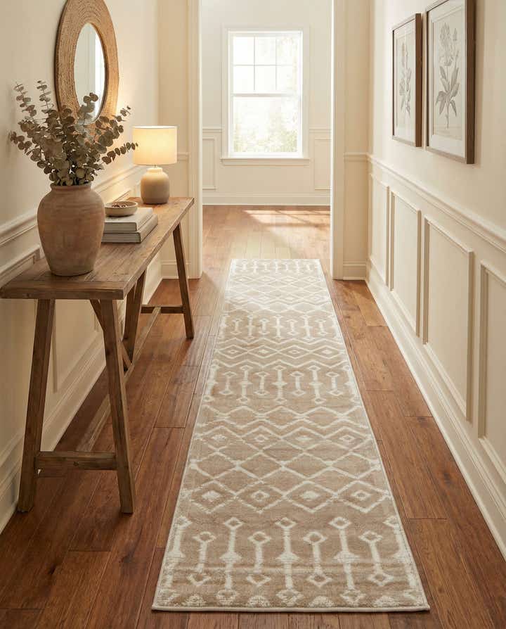 2' x 9' 10 Kasbah Trellis Runner Rug