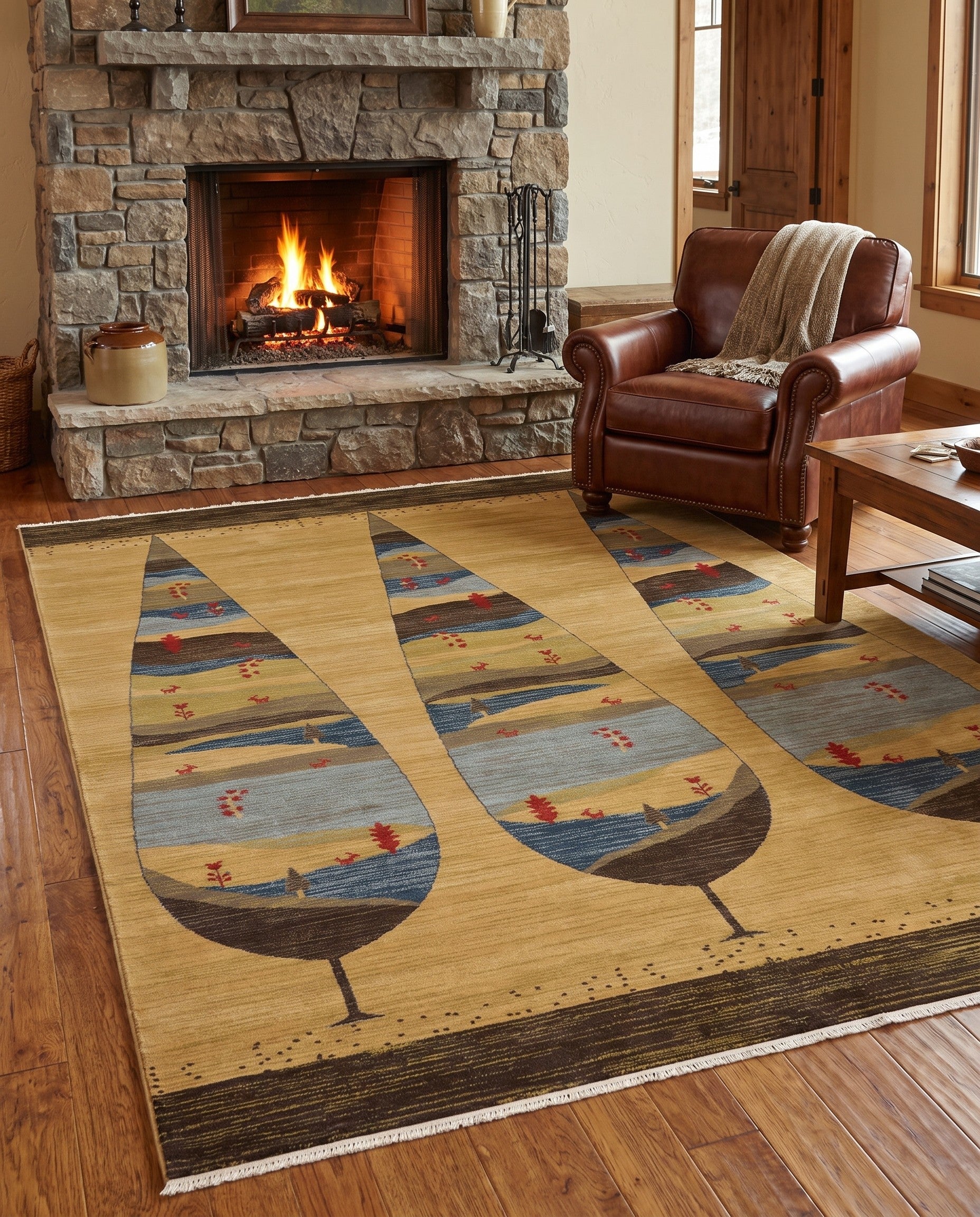 215cm x 305cm Kashkuli Gabbeh Rug