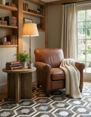 4' 1 x 6' 1 Cowhide Stocks Rug