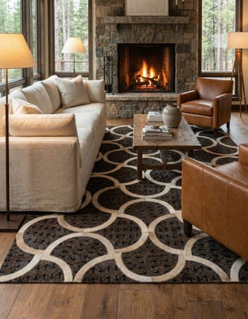 5' x 8' Cowhide - Patchwork Rug