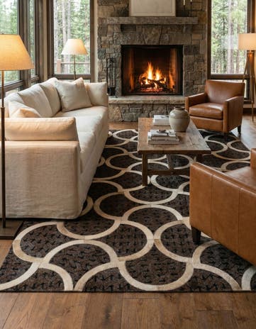 5' x 8' Cowhide - Patchwork Rug