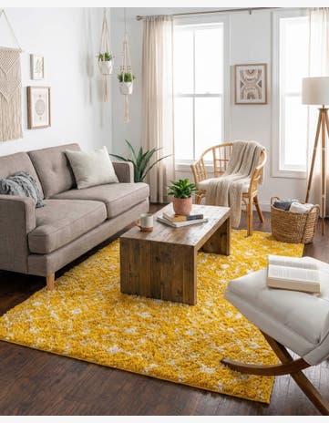 4' x 6' Moroccan Trellis Shag Rug