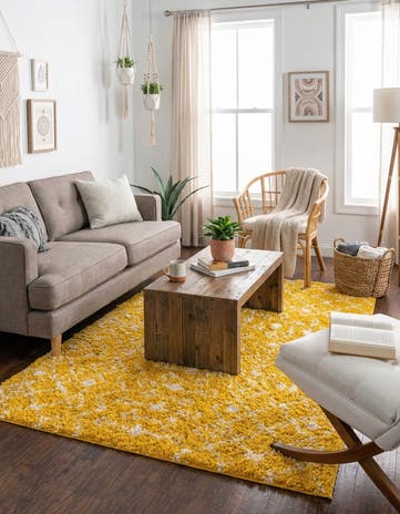 4' x 6' Moroccan Trellis Shag Rug