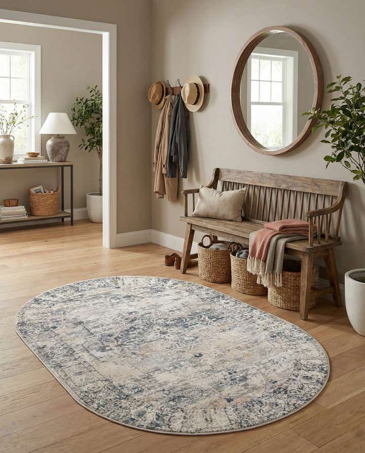 5' 3 x 8' Oregon Oval Rug