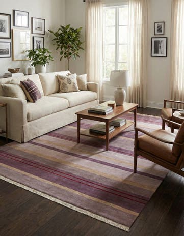 6' 6 x 9' 8 Hand Knotted Darya Wool Rug
