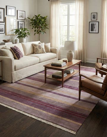6' 6 x 9' 8 Hand Knotted Darya Wool Rug