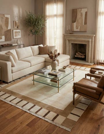 7' 10 x 9' 8 Hand Knotted Darya Wool Rug