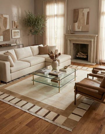7' 10 x 9' 8 Hand Knotted Darya Wool Rug