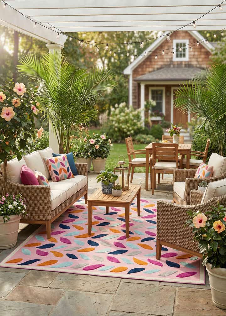 9' x 12' Easy-Clean Aruba Indoor / Outdoor Rug