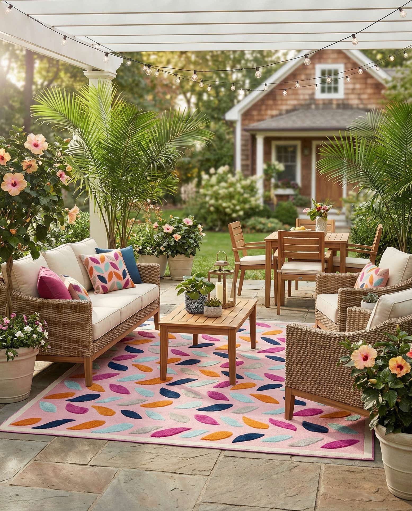9' x 12' Easy-Clean Aruba Indoor / Outdoor Rug