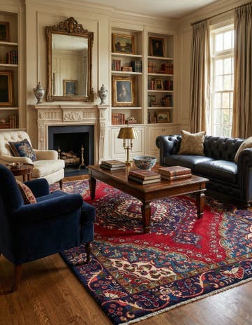 6' 4 x 8' 10 Hand Knotted Tabriz Persian Wool Rug