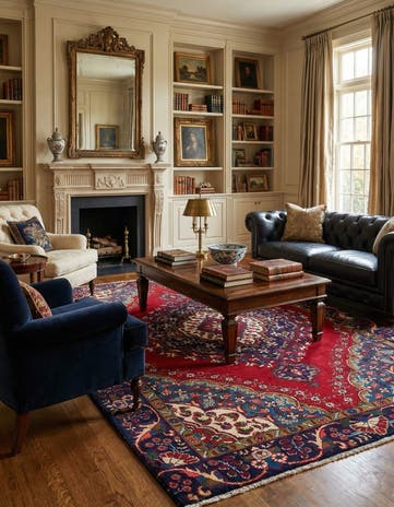 6' 4 x 8' 10 Hand Knotted Tabriz Persian Wool Rug