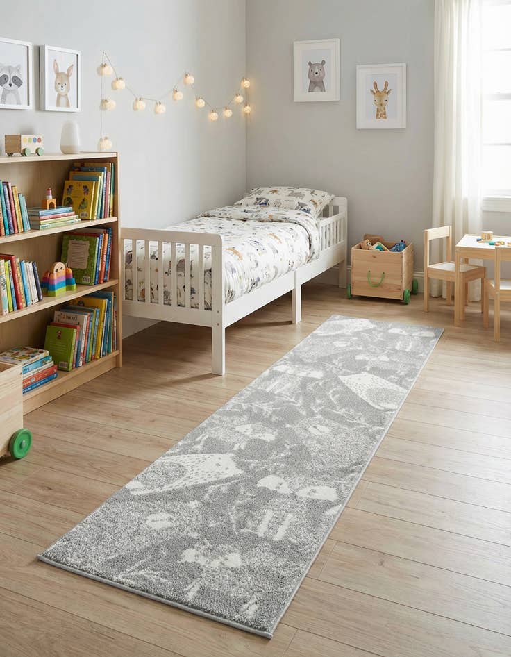 Detail image of 2' x 8' Whimsy Kids Runner Rug
