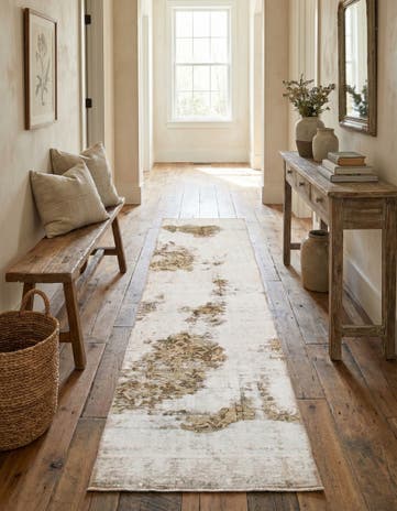 2' 6 x 10' 2 Hand Knotted Ultra Vintage Persian Wool Runner Rug