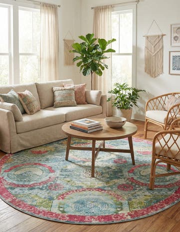 8' x 8' Santiago Round Rug