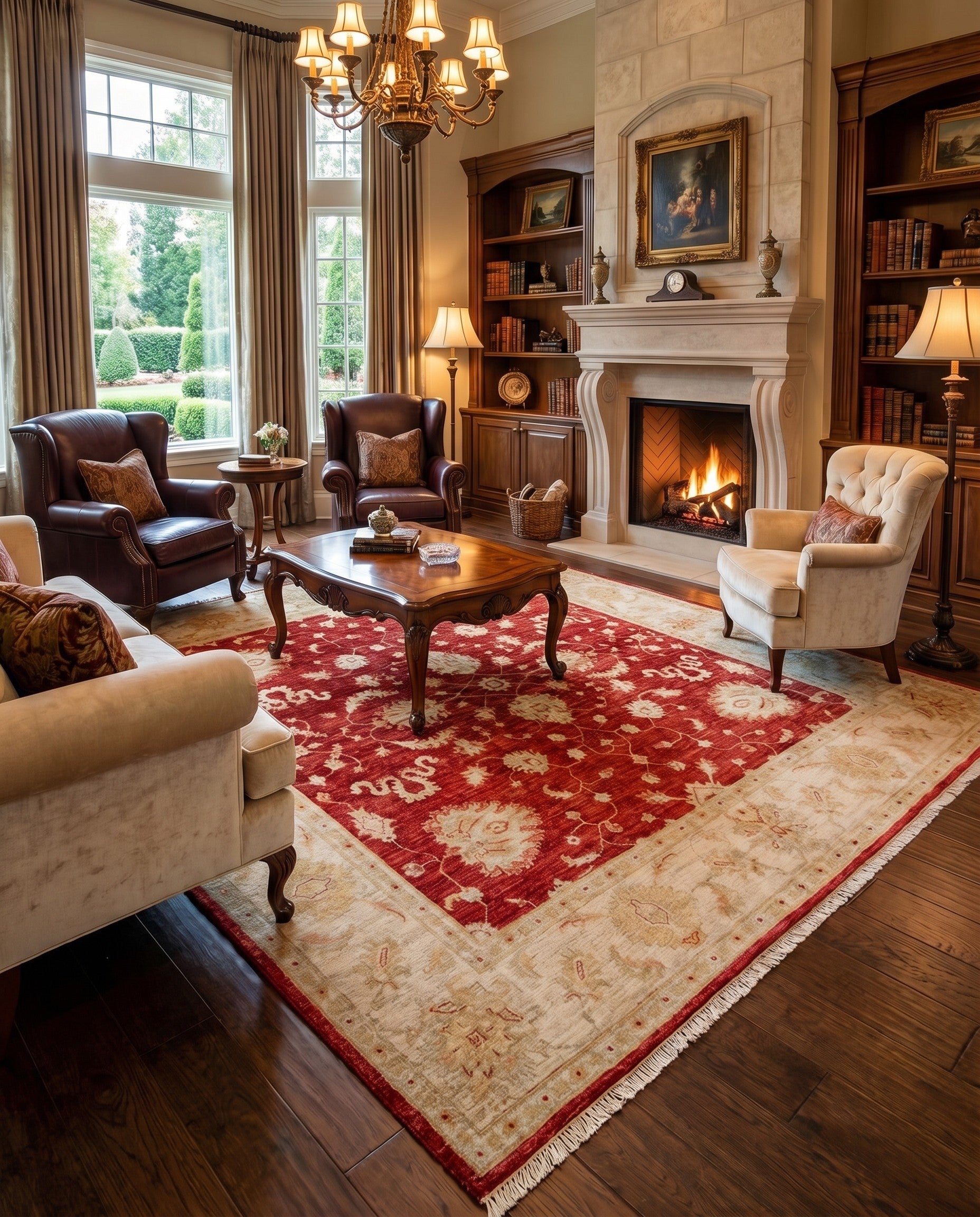 6' 6 x 6' 8 Kaizar Wool Square Rug
