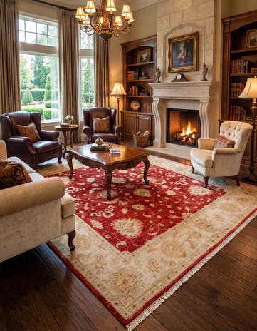 6' 6 x 6' 8 Kaizar Wool Square Rug