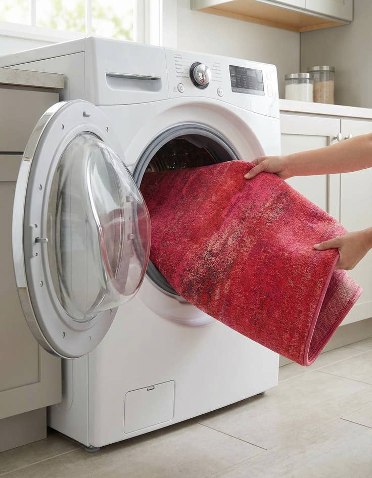 Detail image of  8' x 8'  Washable Sevilla Square Rug