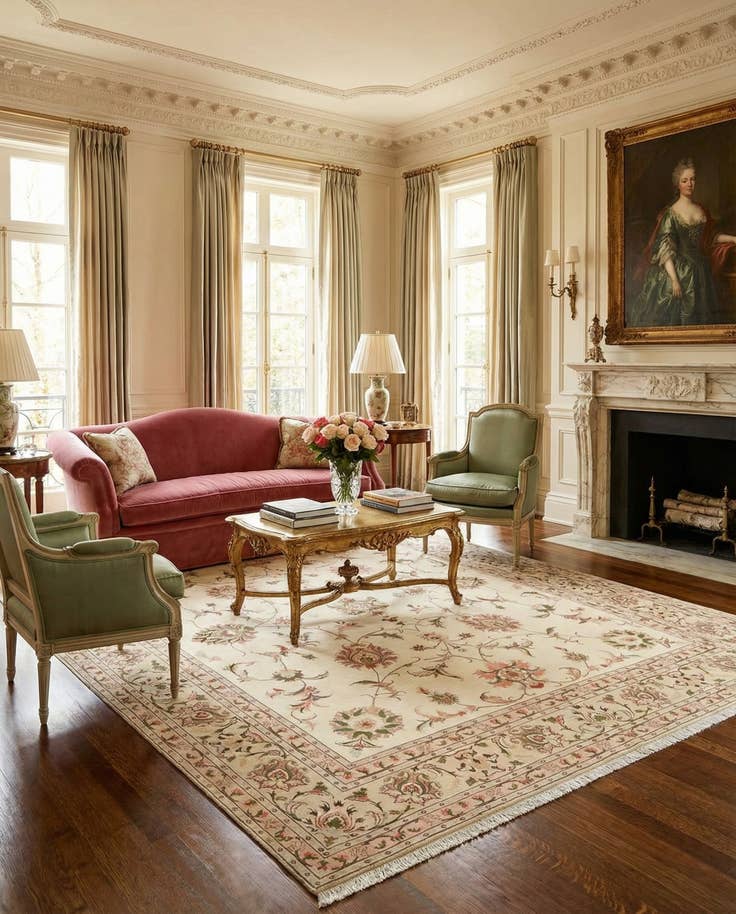 Detail image of 6' 5 x 8' 5 Tabriz Rug