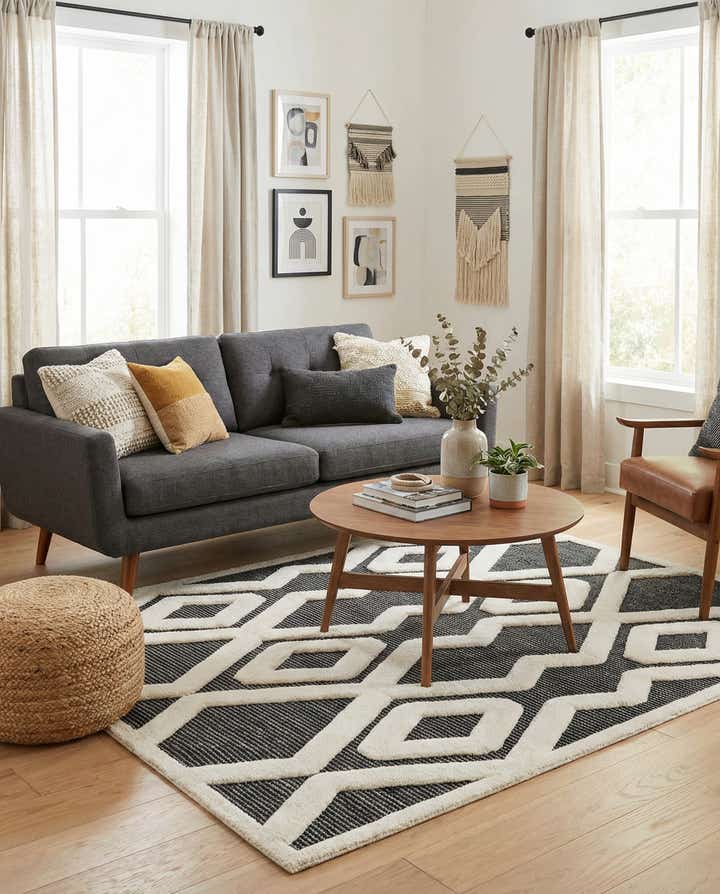5' 3 x 8' Prismatic Rug