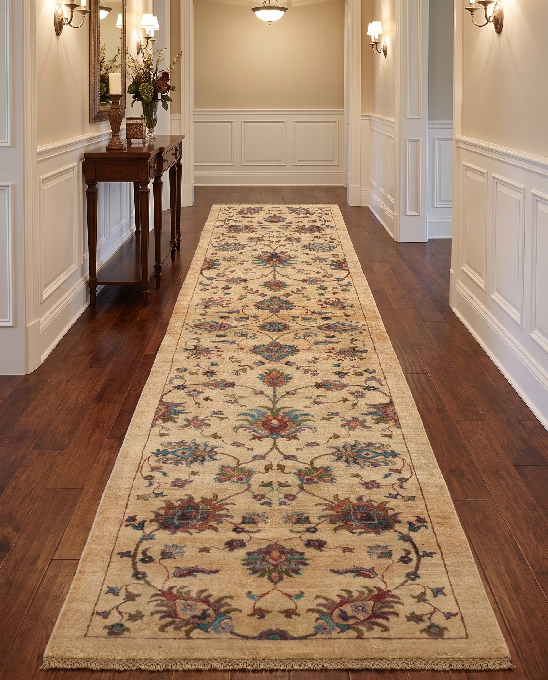 2' 9 x 11' 9 Hand Knotted Ariana Ziegler Runner Rug