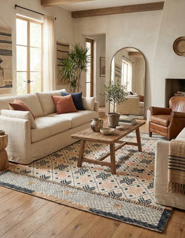 7' 7 x 10' 7 Hand Knotted Moroccan Wool Rug