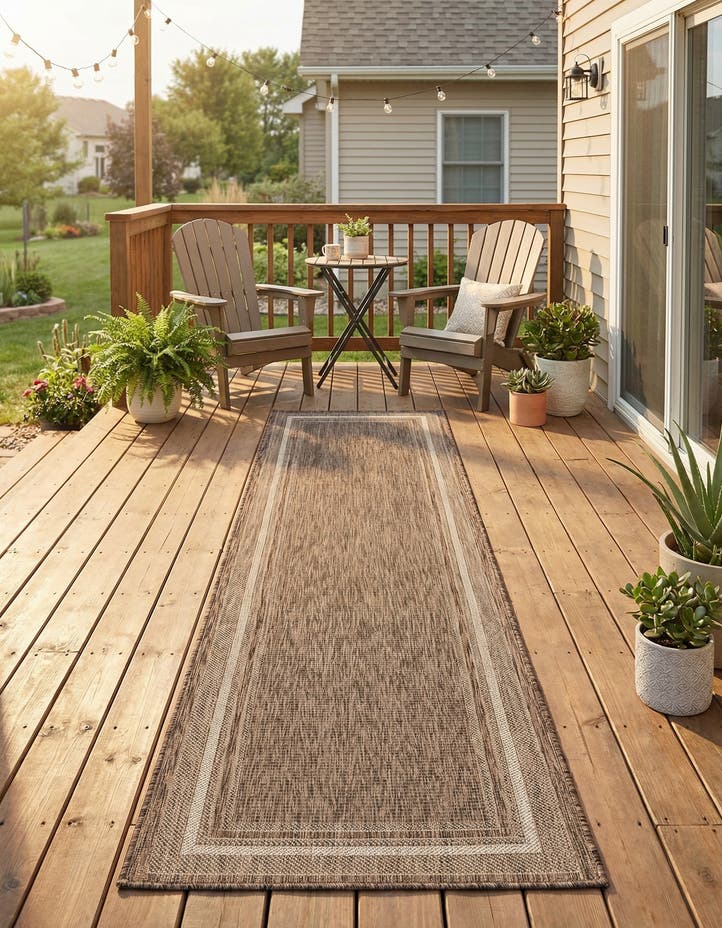 2' 7 x 10' Easy-Clean Border Indoor / Outdoor...