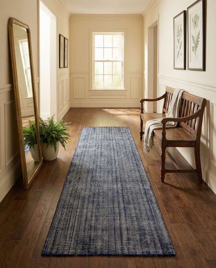 2' 7 x 14' 1 Hand Woven Jill Zarin English Manor Farmhouse Wool Runner Rug