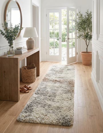 2' 7 x 10' Soft Touch Shag Runner Rug