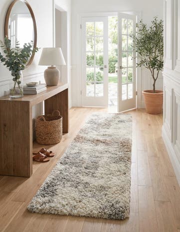 2' 7 x 10' Soft Touch Shag Runner Rug