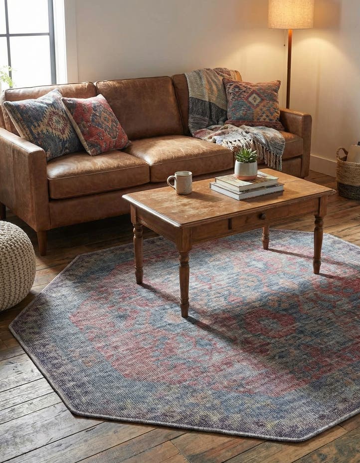 5' 3 x 5' 3 Washable Sisu Octagon Rug