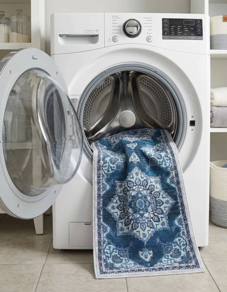 Detail image of 2' 7 x 12'  Washable Renaissance Runner Rug