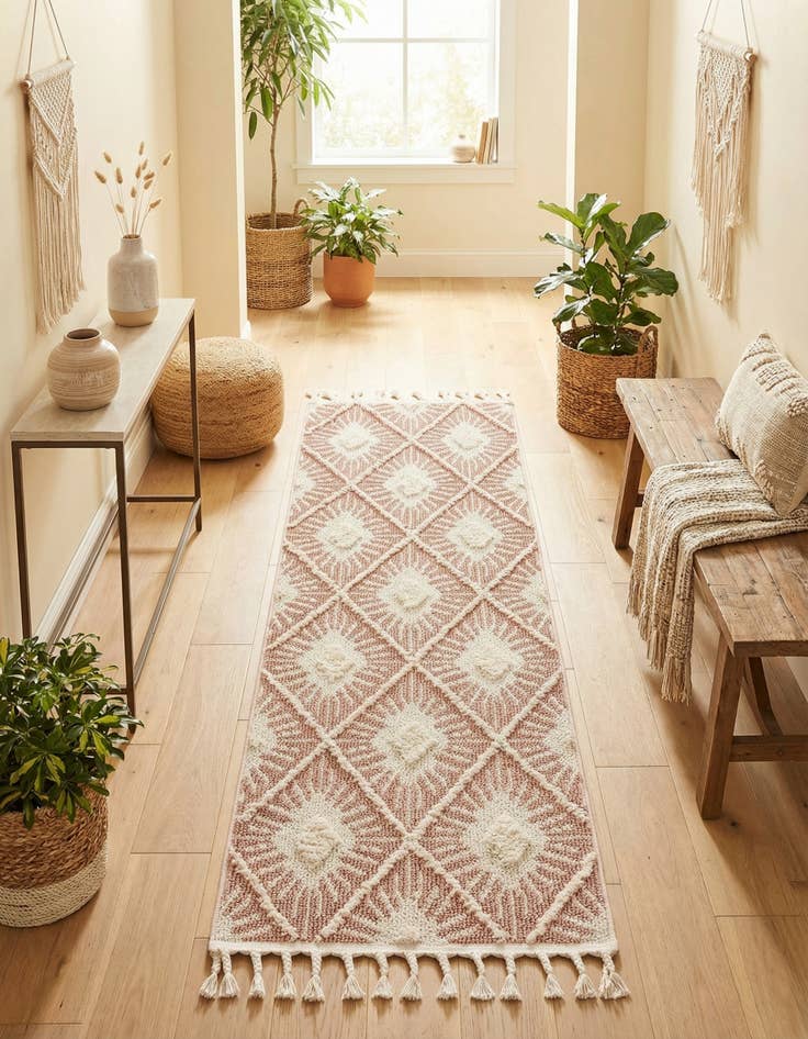 Detail image of  2' x 6' Boho Runner Rug