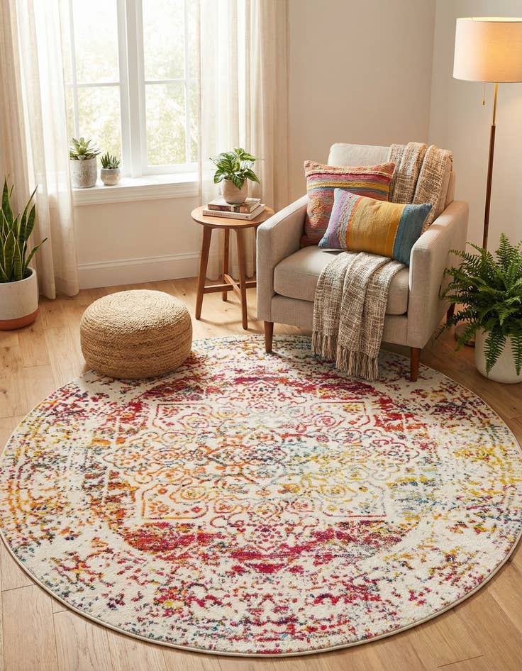Detail image of  6' x 6' Arlington Round Rug