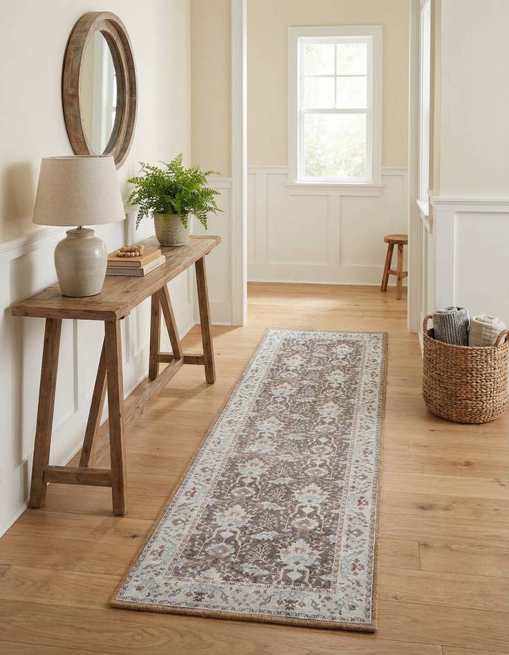 Detail image of 2' x 8' Washable Timeless Runner Rug