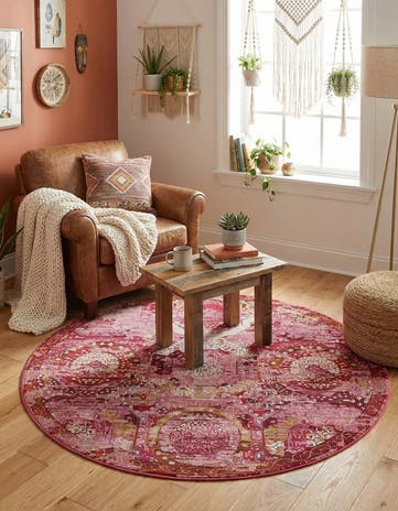 5' 5 x 5' 5 Santiago Round Rug
