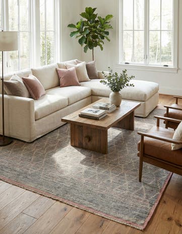 8' 5 x 9' 5 Hand Knotted Moroccan Wool Rug