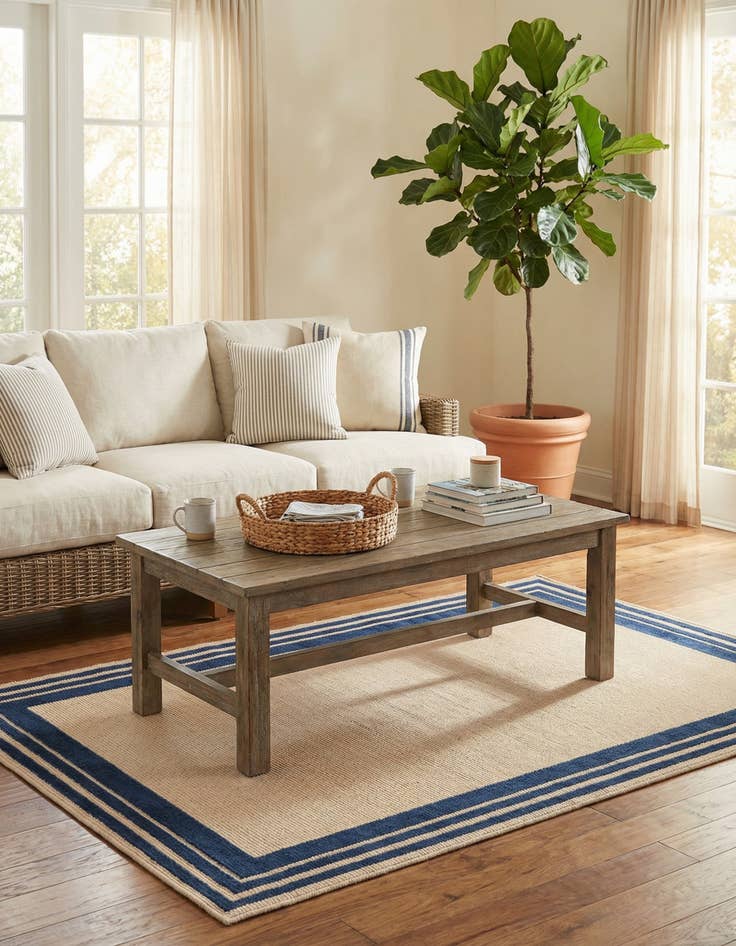 Detail image of 4' x 6'  Washable Aruba Indoor / Outdoor Rug