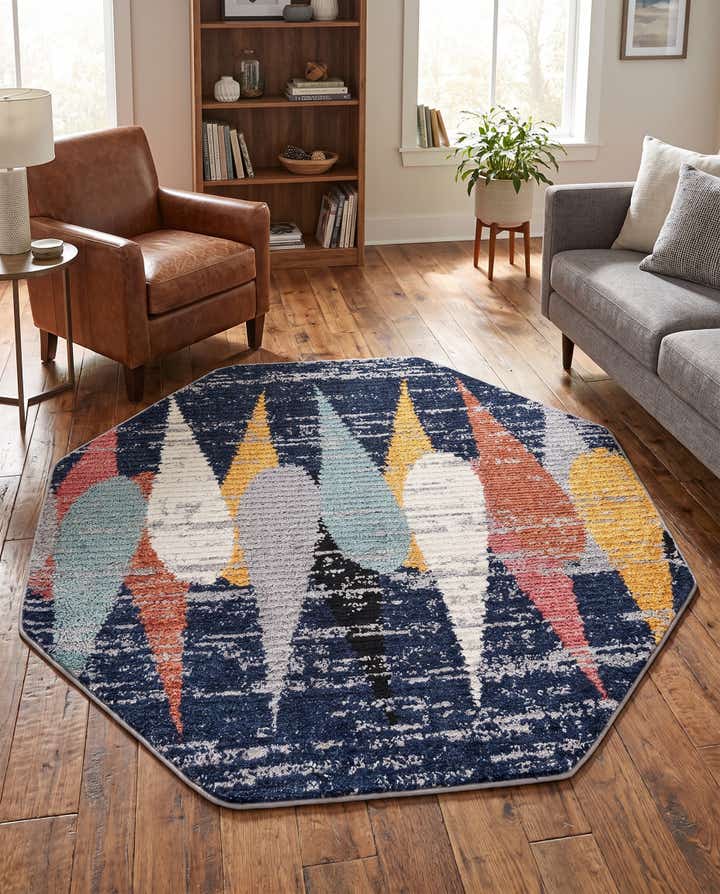 5' 3 x 5' 3 Tagine Octagon Rug