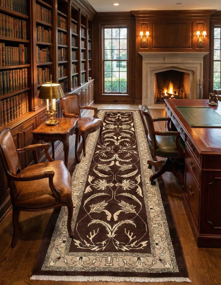 Detail image of 2' 9 x 10' 1  Hand Knotted Tabriz Persian Wool Runner Rug