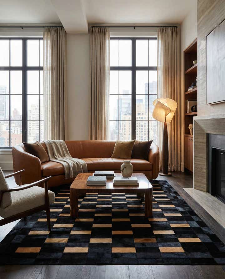 5' 1 x 7' 11 Cowhide - Patchwork Rug