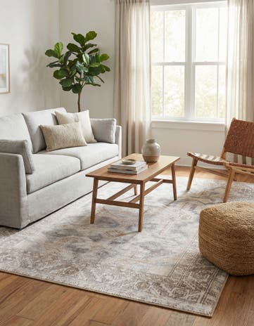 5' x 8' Washable Timeless Rug