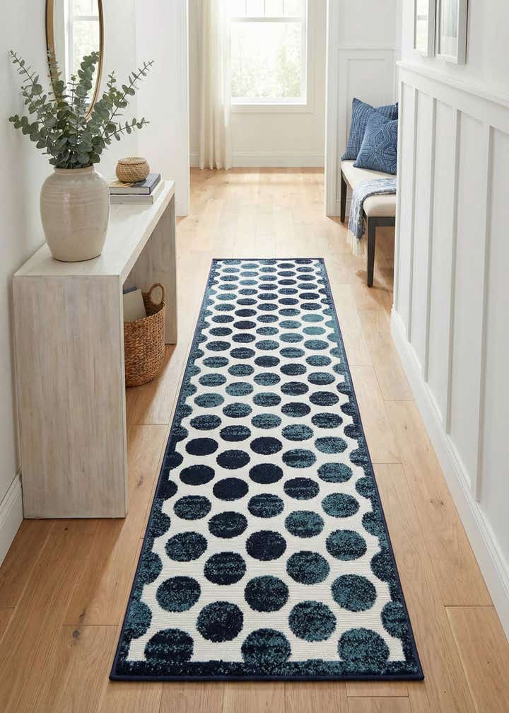2' x 8' Easy-Clean Sabrina Soto Indoor / Outdoor Runner Rug